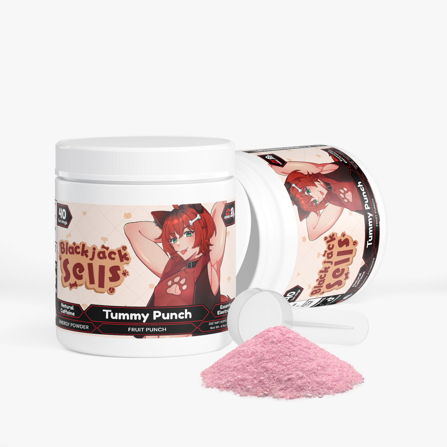 Blackjacksells - Tummy Punch Energy Powder (Fruit Punch)