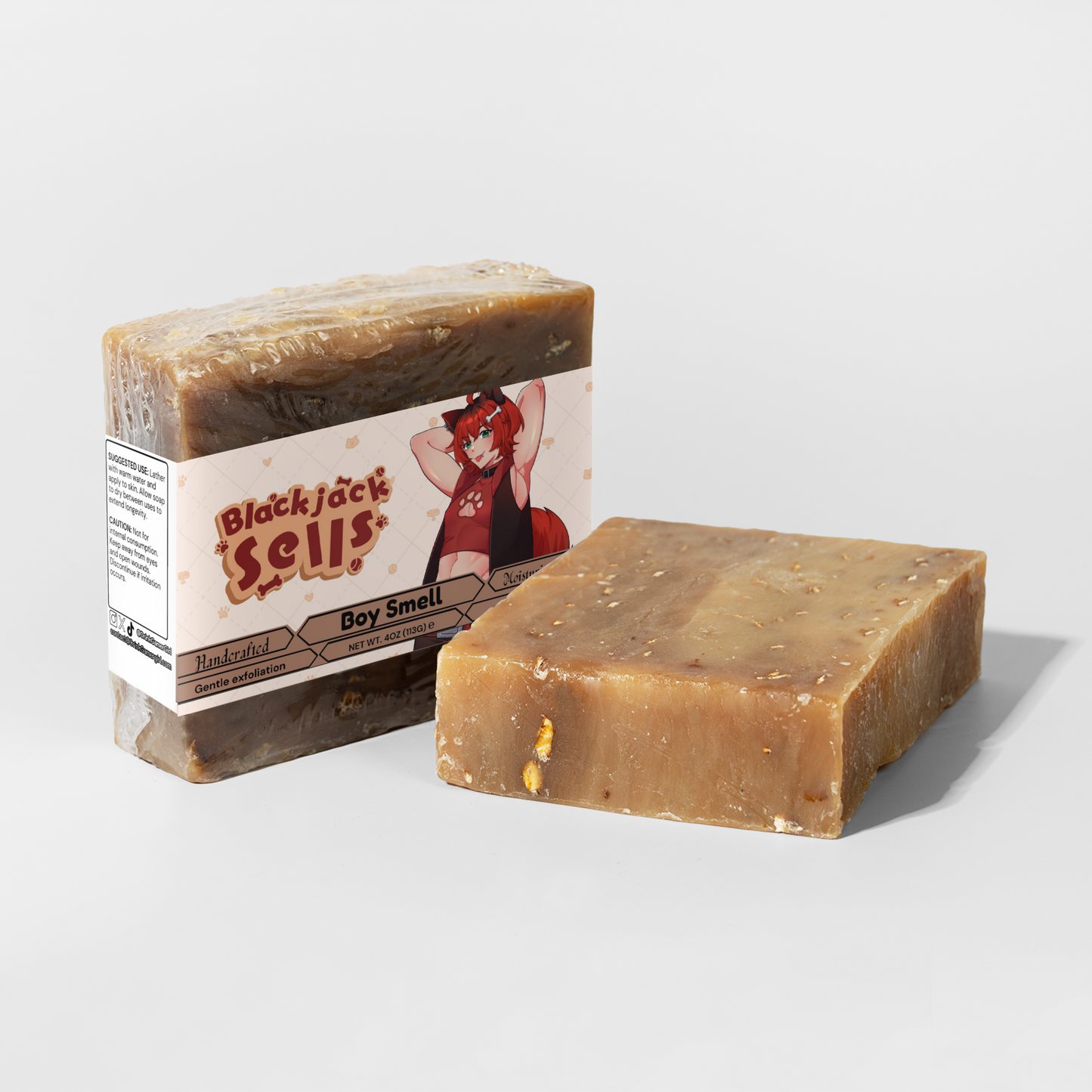 Blackjacksells - Boy Smell Oat Milk Honey Soap