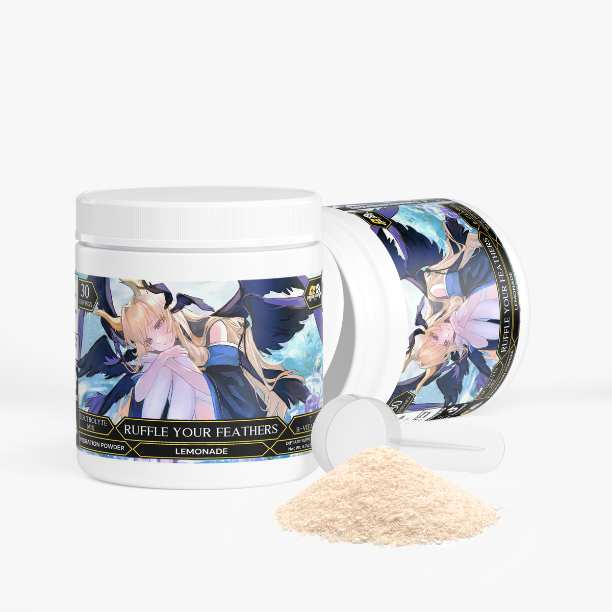 SeraphSelkie - Ruffle your Feathers Hydration Powder (Lemonade)