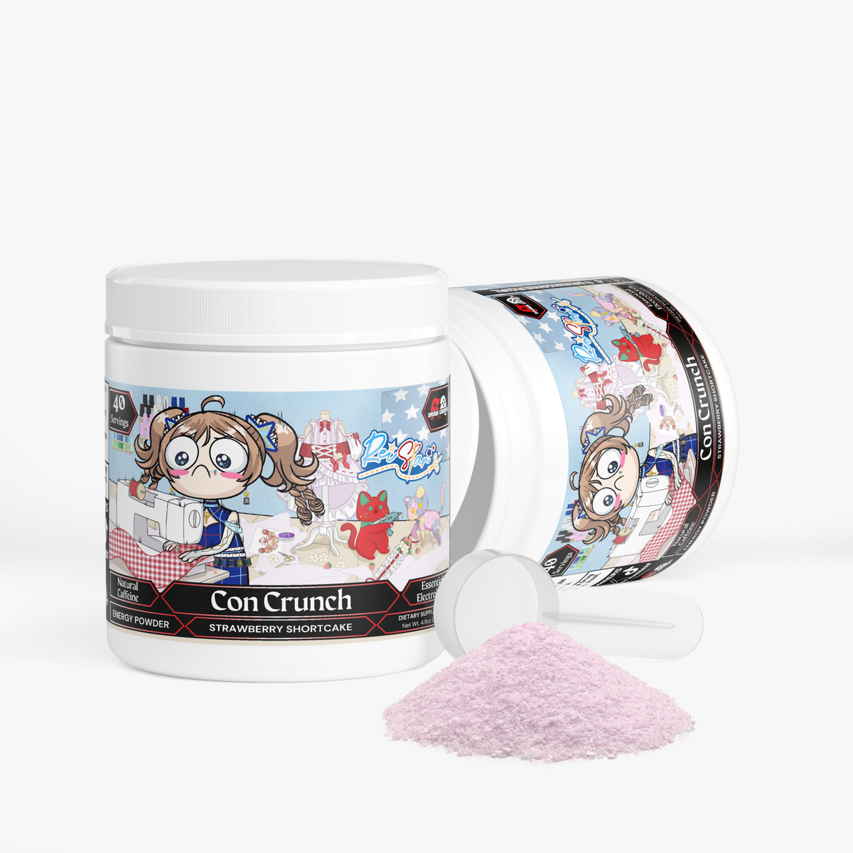 ReiStar Cosplay - Con Crunch Energy Powder (Strawberry Shortcake)