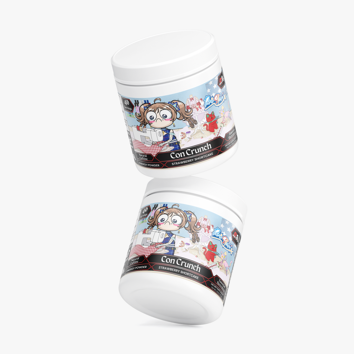 ReiStar Cosplay - Con Crunch Energy Powder (Strawberry Shortcake)