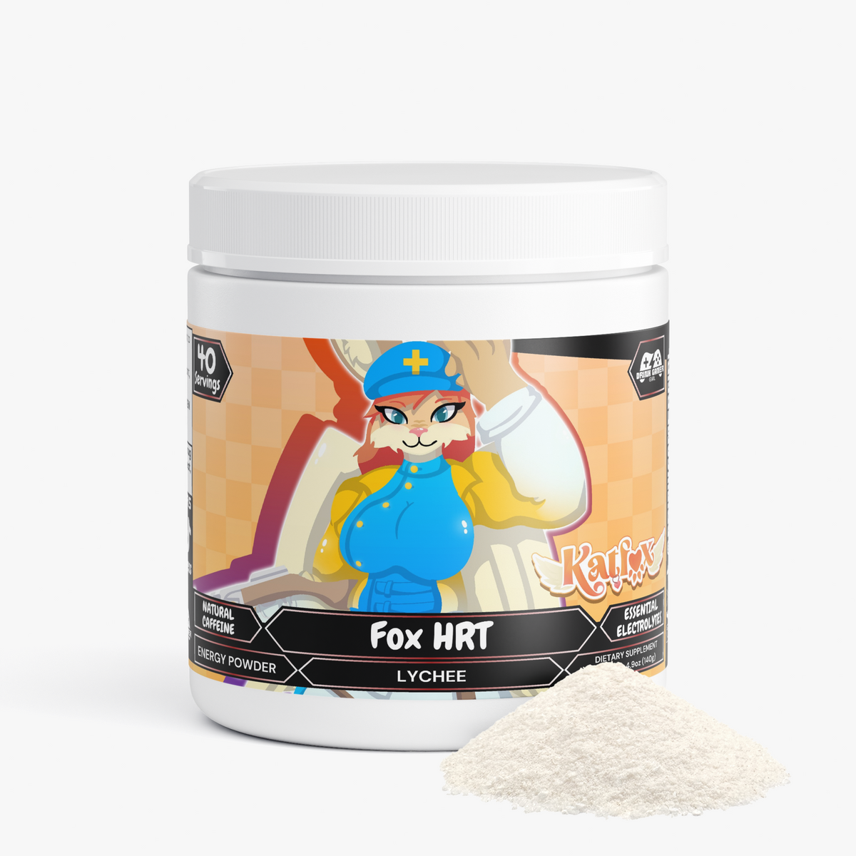 KatFox - Fox HRT Energy Powder (Lychee Splash Energy)