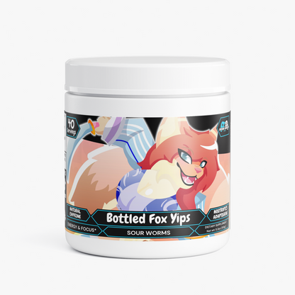 KatFox - Bottled Fox Yips Focus Powder (Sour Worms)