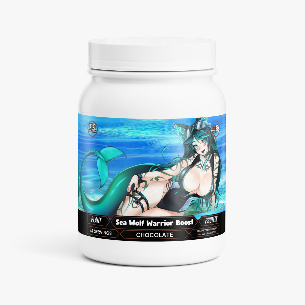 Akhi Luta - Sea Wolf Warrior Boost Plant Protein (Chocolate)