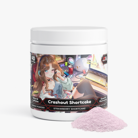 JJuniesmoothie -  Crashout Shortcake Energy Powder (Strawberry Shortcake)