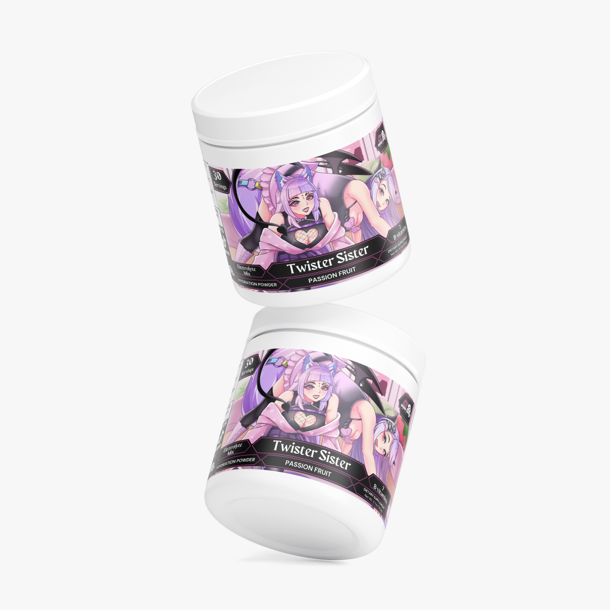 Vixxie Nocturne & DaniFangs - Twister Sister Hydration Powder (Passion Fruit)