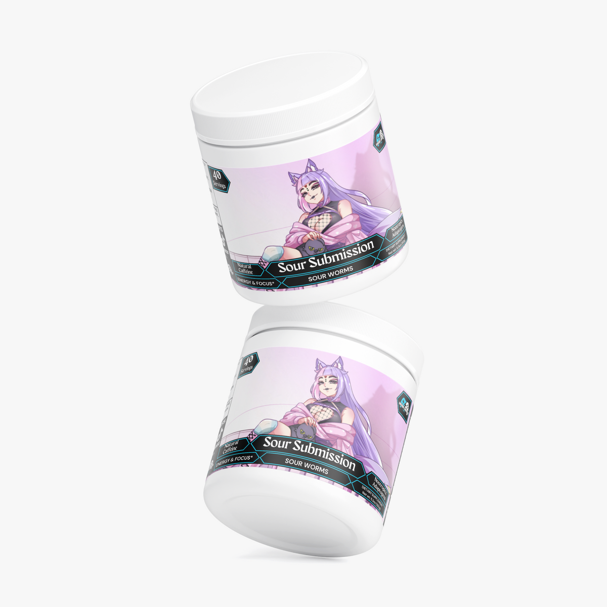 Vixxie Nocturne - Sour Submission Focus Powder (Sour Worms)