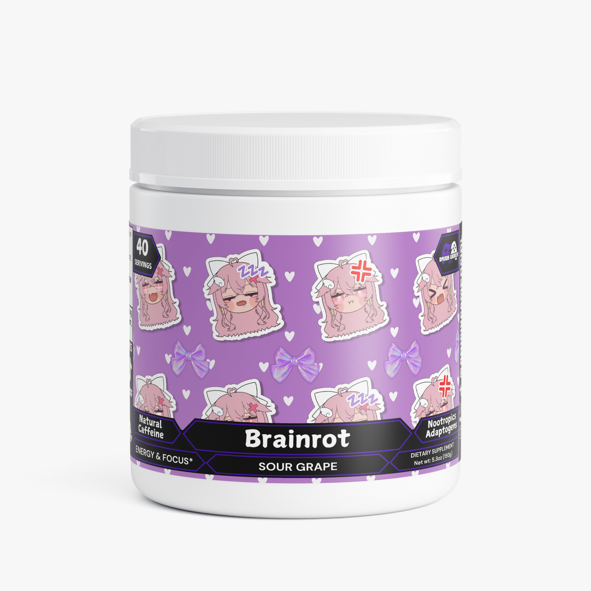 Priscesa - Brainrot Focus Powder (Sour Grape)