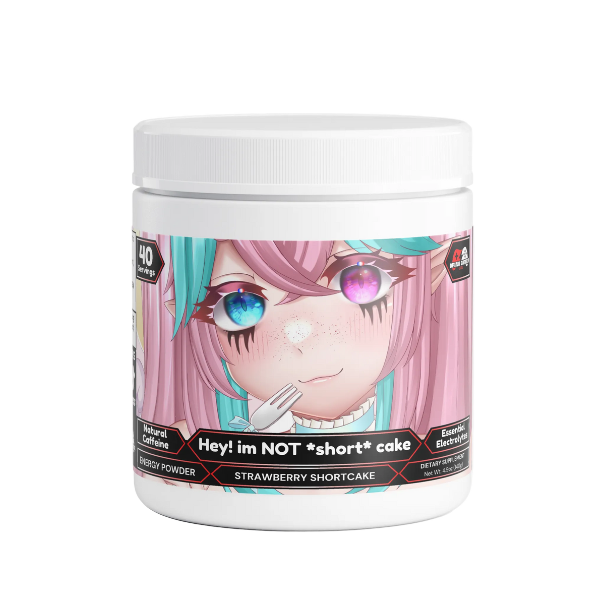 Hideyoshi Ryu - Hey! im NOT *short* cake Energy Powder (Strawberry Shortcake)