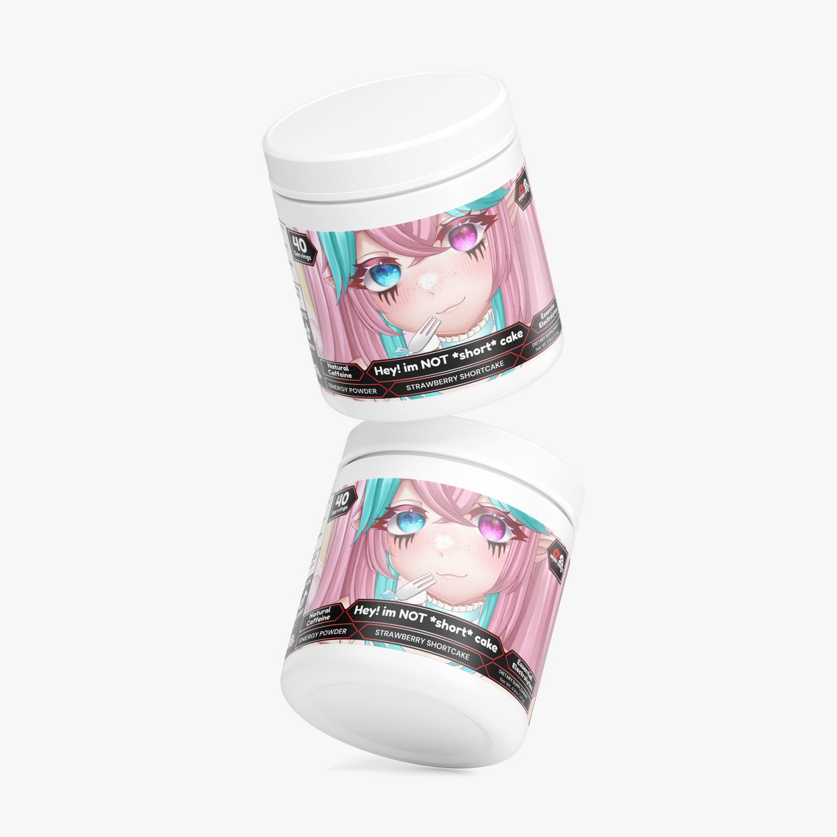 Hideyoshi Ryu - Hey! im NOT *short* cake Energy Powder (Strawberry Shortcake)