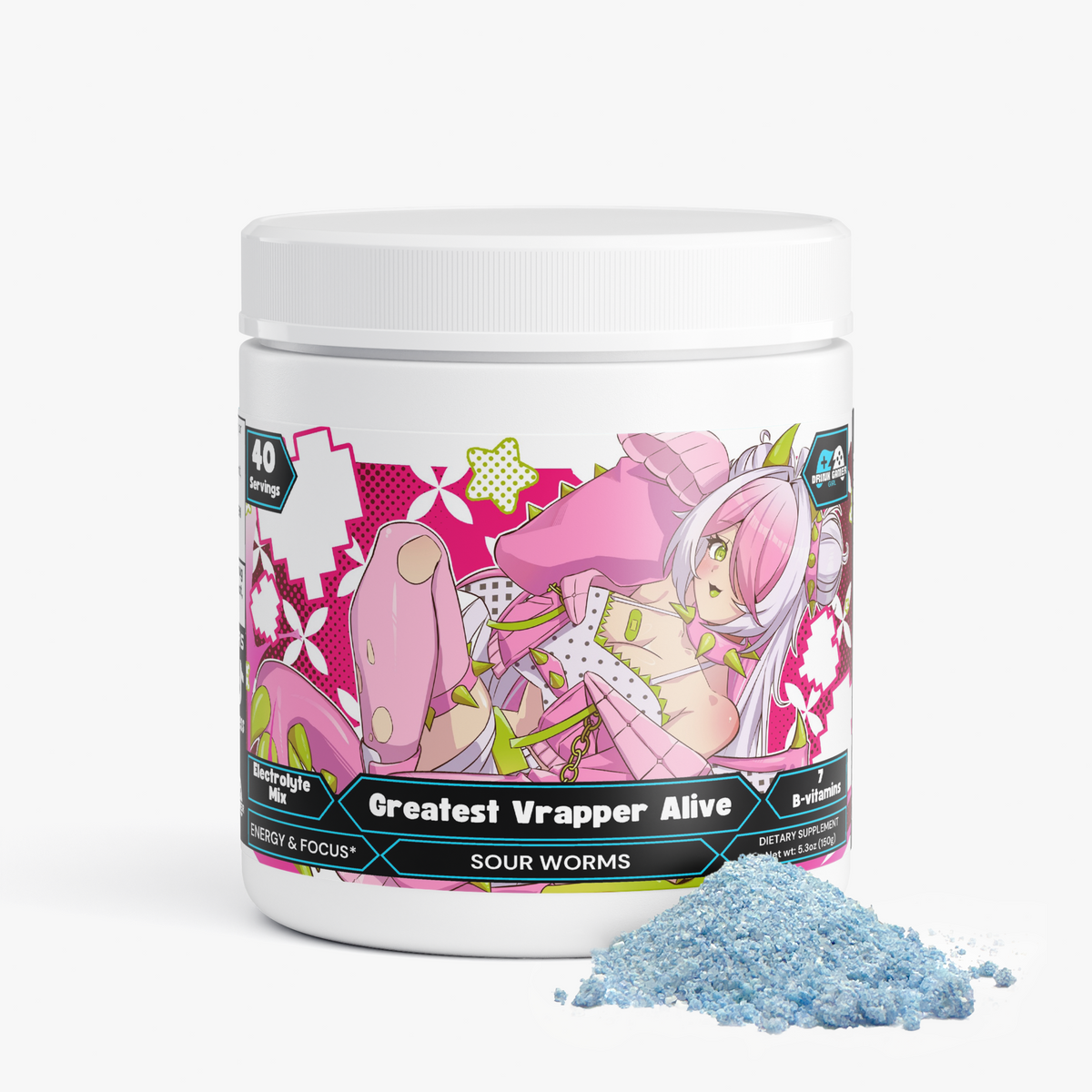 Smolsira - Greatest Vrapper Alive Focus Powder (Sour Worms)
