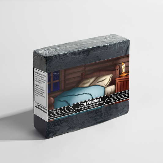 FinnishWarchief - Cozy Fireplace Charcoal Soap