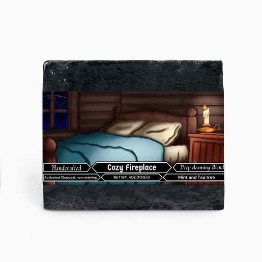 FinnishWarchief - Cozy Fireplace Charcoal Soap