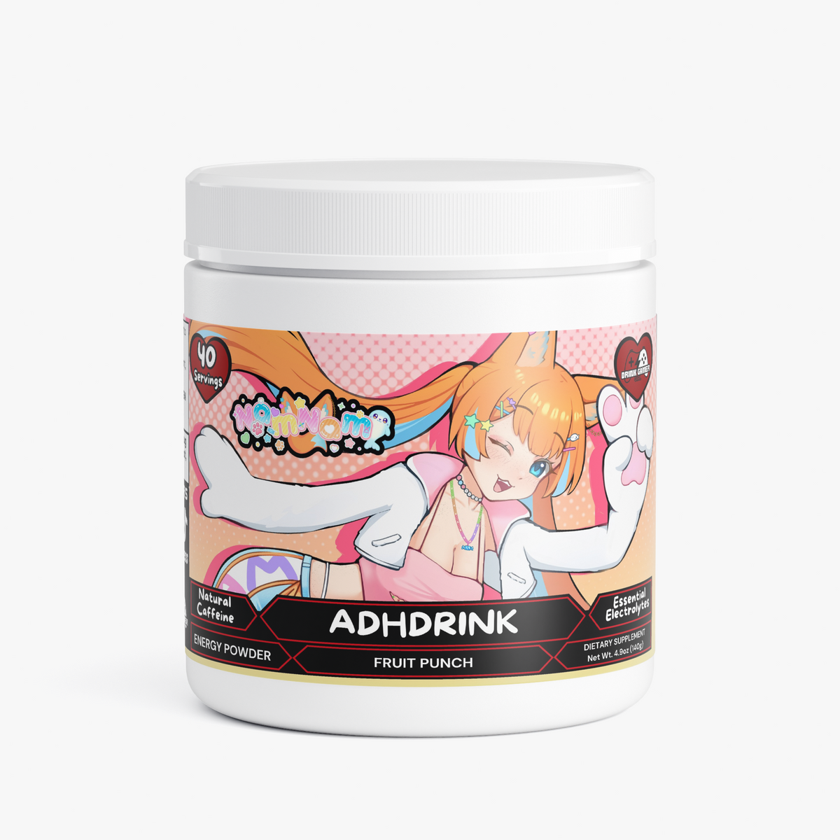 NannaNamNam - ADHDRINK Energy Powder (Fruit Punch)