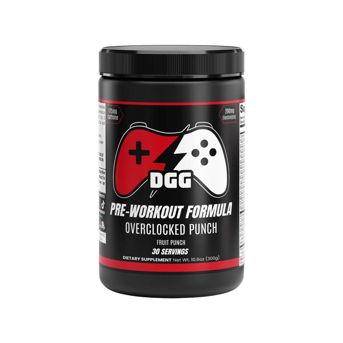DGG - OVERCLOCKED PUNCH Pre-Workout Powder (Fruit Punch)