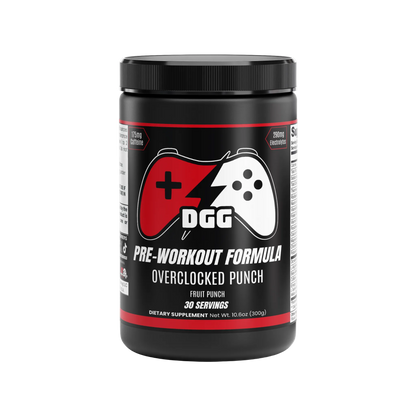 DGG - OVERCLOCKED PUNCH Pre-Workout Powder (Fruit Punch)