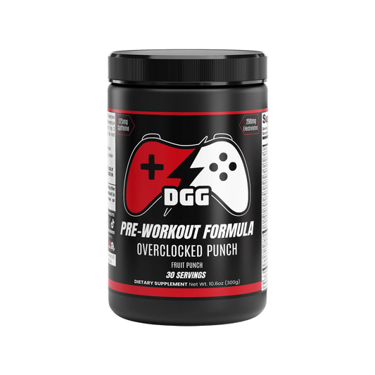 DGG - OVERCLOCKED PUNCH Pre-Workout Powder (Fruit Punch)