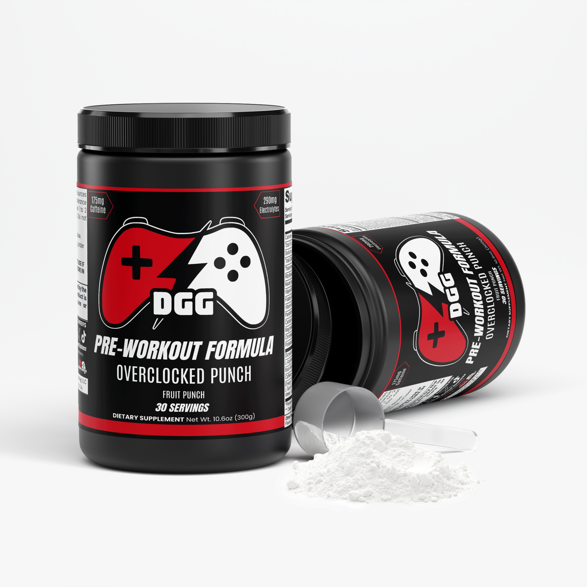DGG - OVERCLOCKED PUNCH Pre-Workout Powder (Fruit Punch)
