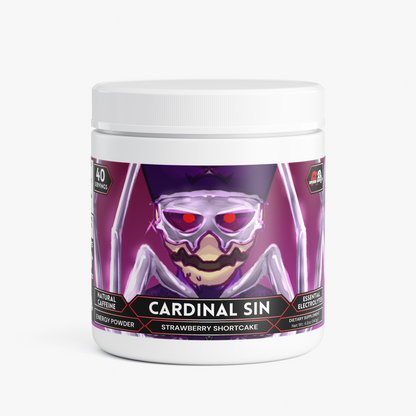 Papa Oddly - Cardinal Sin Energy Powder (Strawberry Shortcake)