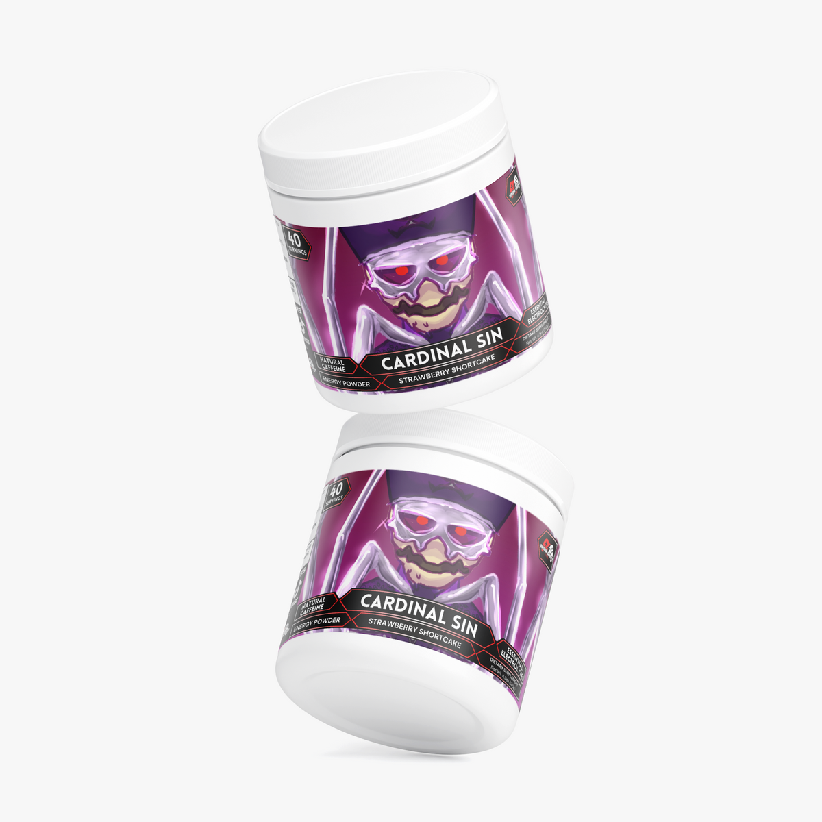 Papa Oddly - Cardinal Sin Energy Powder (Strawberry Shortcake)