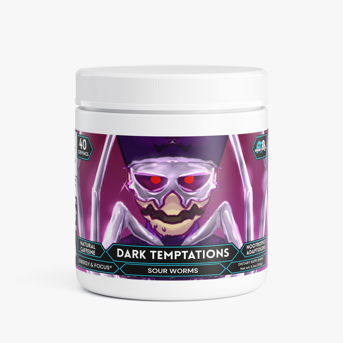 Papa Oddly - Dark Temptations Focus Powder (Sour Worms)