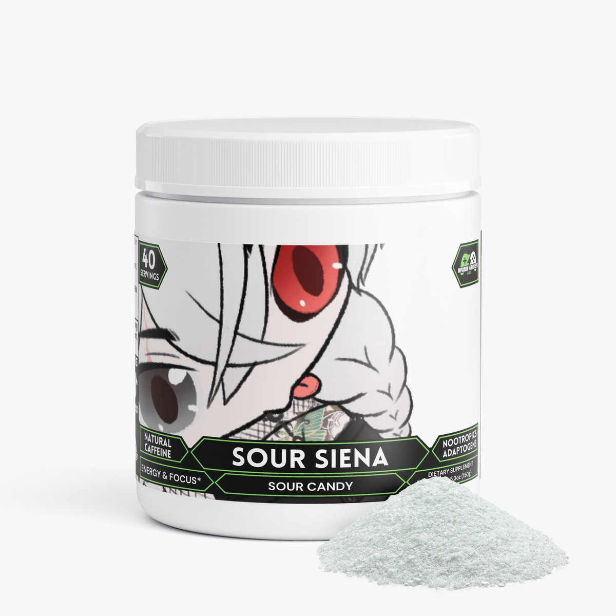 KnifeEarsSiena - Sour Siena Focus Powder (Sour Candy)