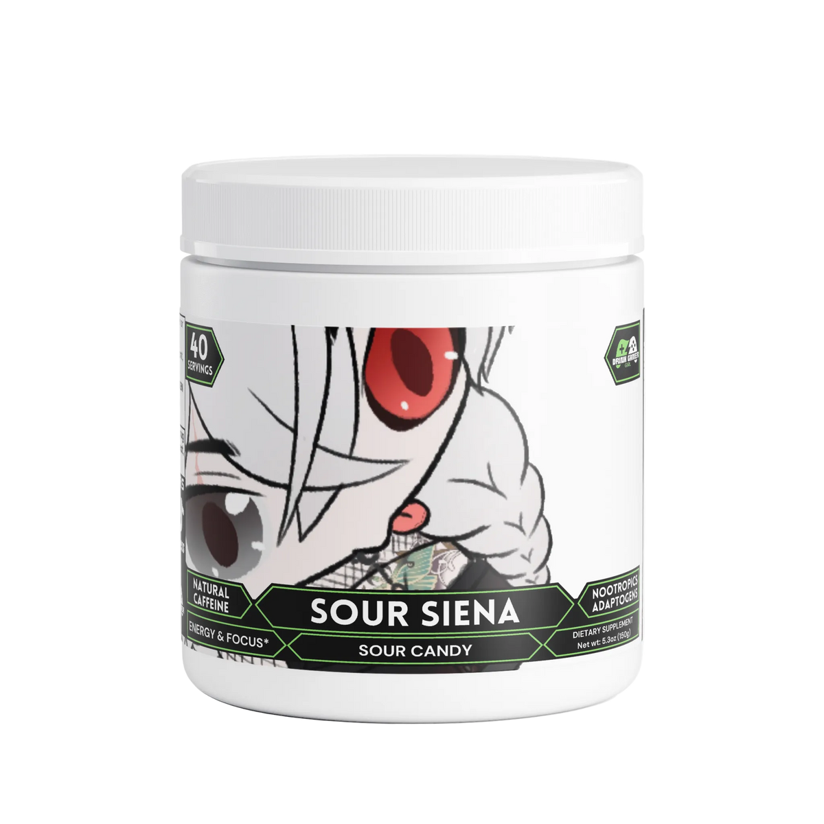 KnifeEarsSiena - Sour Siena Focus Powder (Sour Candy)