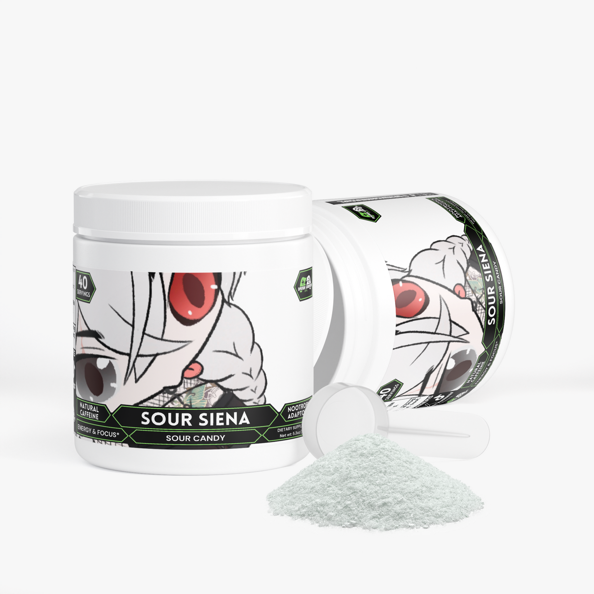 KnifeEarsSiena - Sour Siena Focus Powder (Sour Candy)