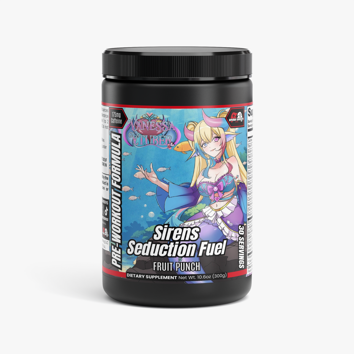 Vanessa VTuber -  Sirens Seduction Fuel Pre-Workout Powder (Fruit Punch)