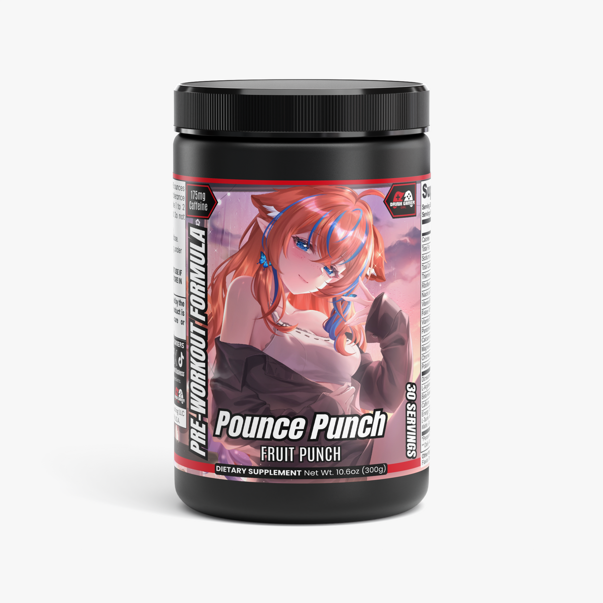 Starcat Tailchaser - Pounce Punch Pre-Workout Powder (Fruit Punch)
