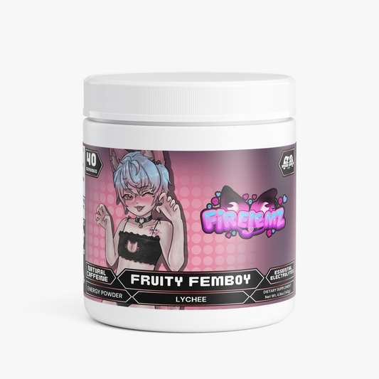 Firejemz - Fruity Femboy Energy Powder (Lychee Splash Energy)