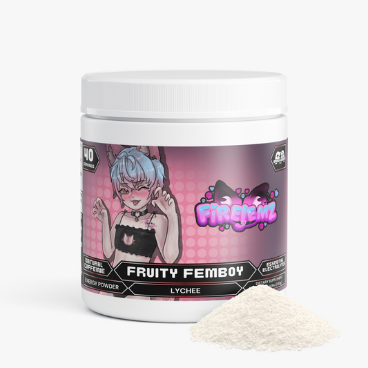 Firejemz - Fruity Femboy Energy Powder (Lychee Splash Energy)