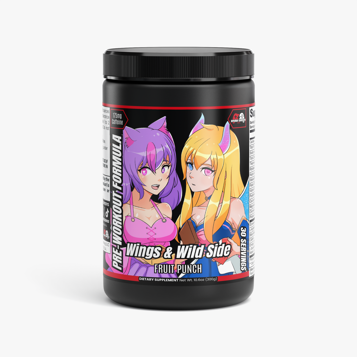 YuukiSoulless  - Wings & Wild Side Pre-Workout Powder (Fruit Punch)