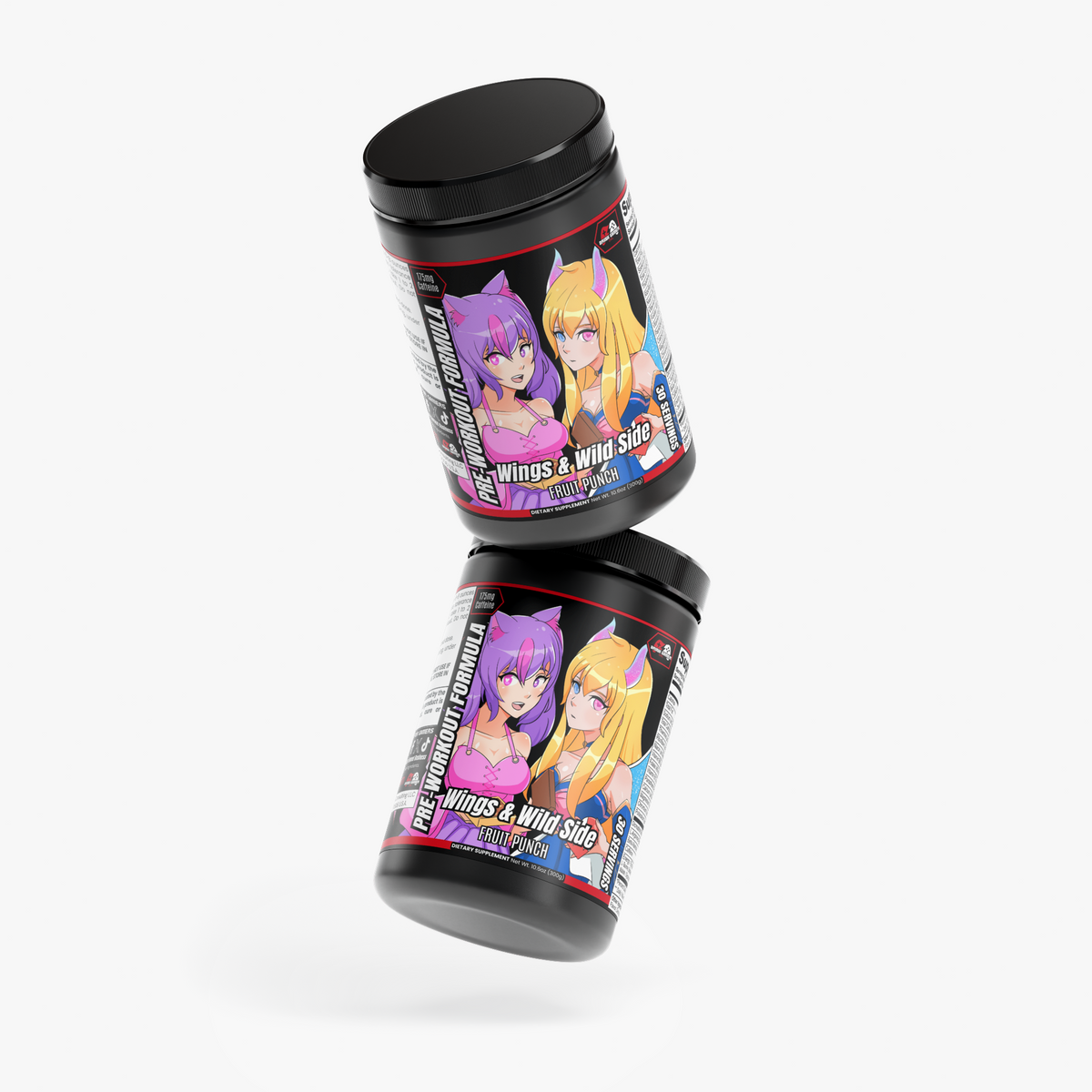 YuukiSoulless  - Wings & Wild Side Pre-Workout Powder (Fruit Punch)