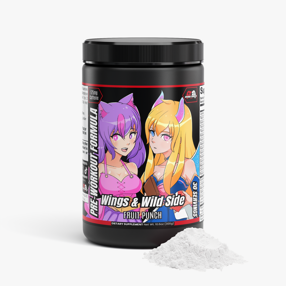 YuukiSoulless  - Wings & Wild Side Pre-Workout Powder (Fruit Punch)