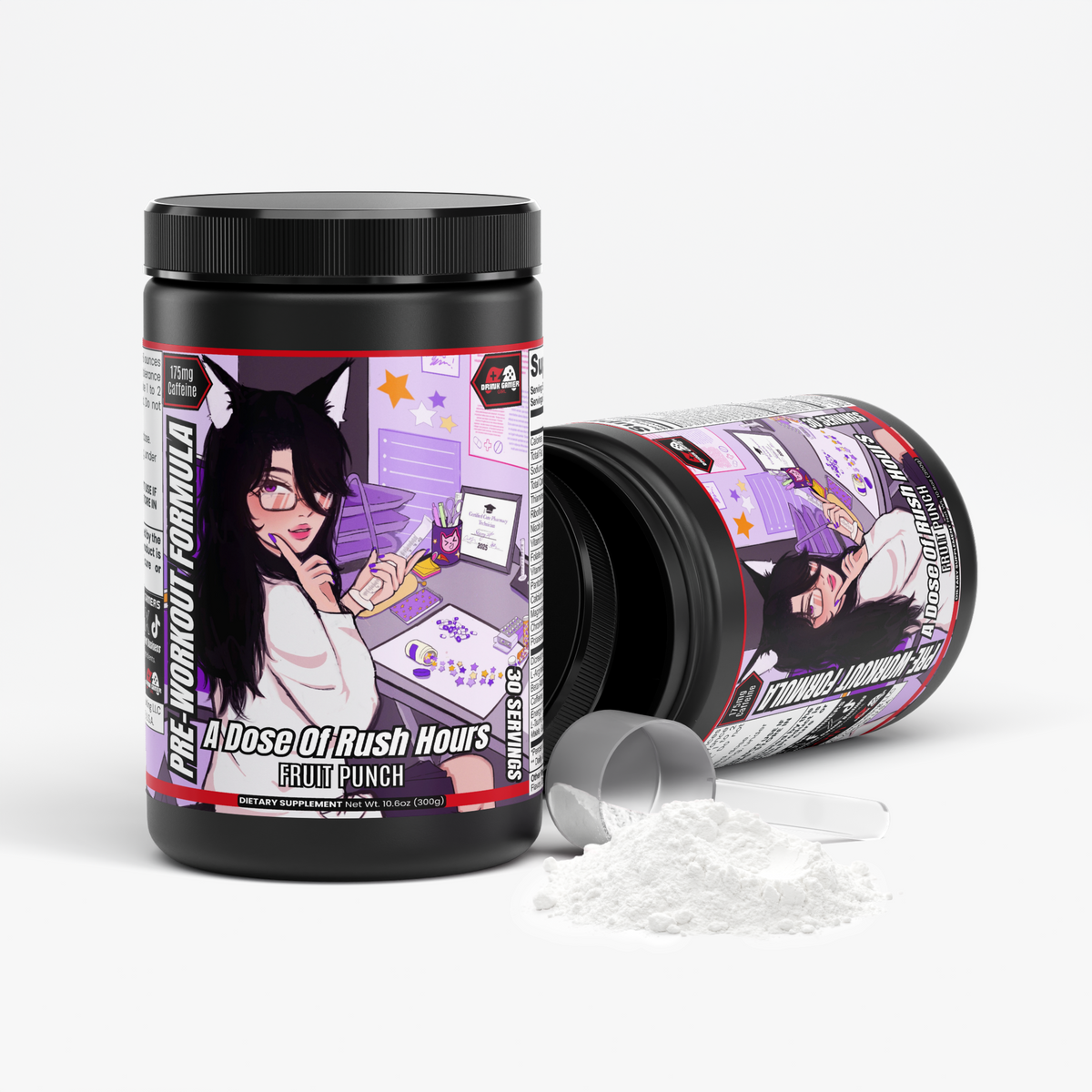 Starry Bean - A Dose Of Rush Hours Pre-Workout Powder (Fruit Punch)