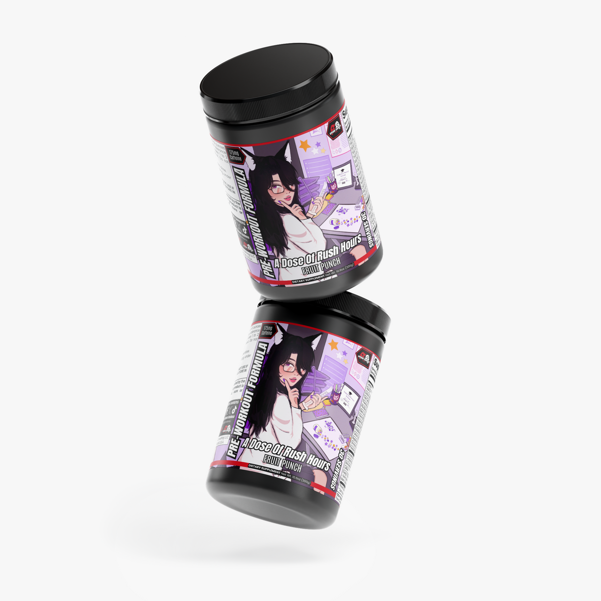 Starry Bean - A Dose Of Rush Hours Pre-Workout Powder (Fruit Punch)