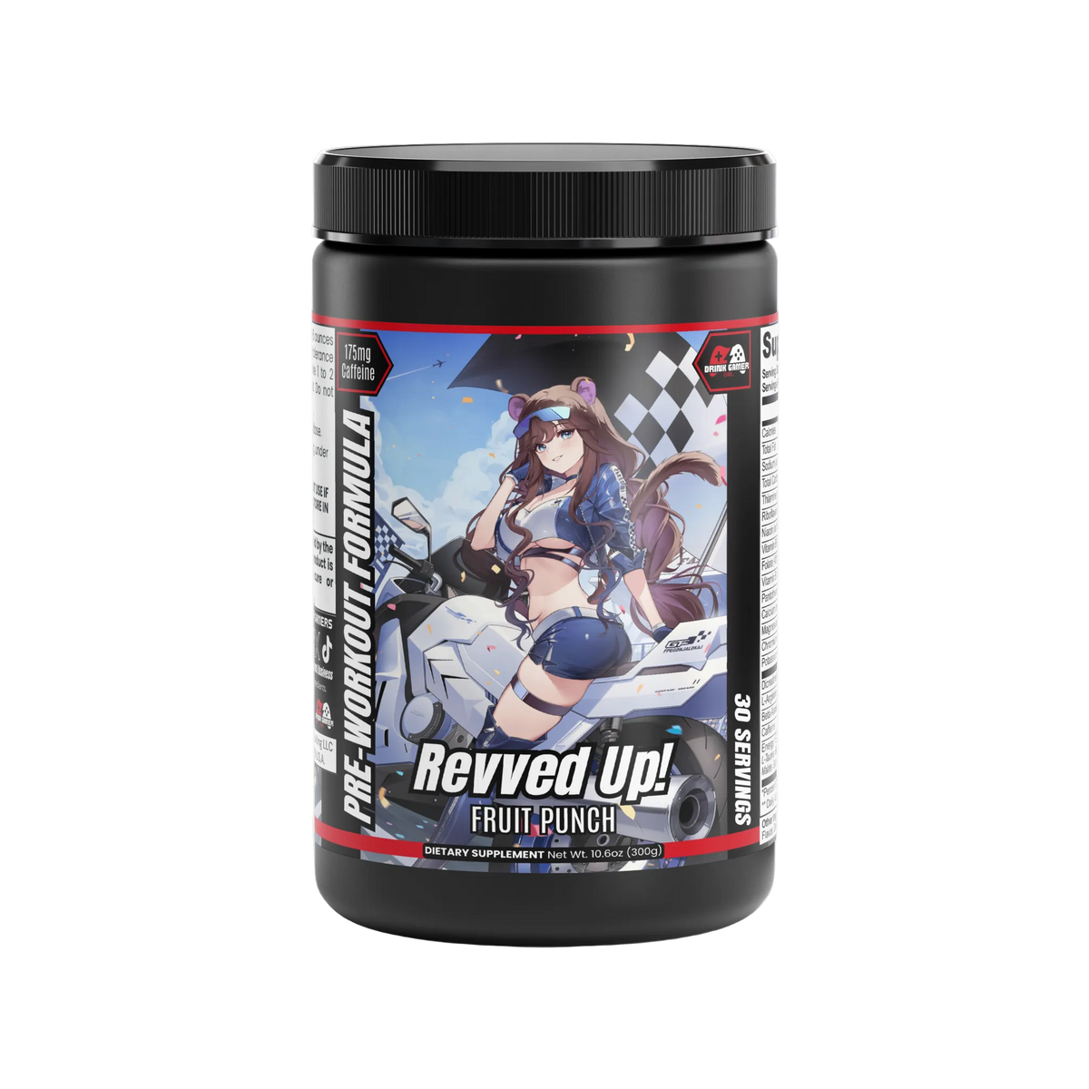 JJuniesmoothie - Revved Up! Pre-Workout Powder (Fruit Punch)