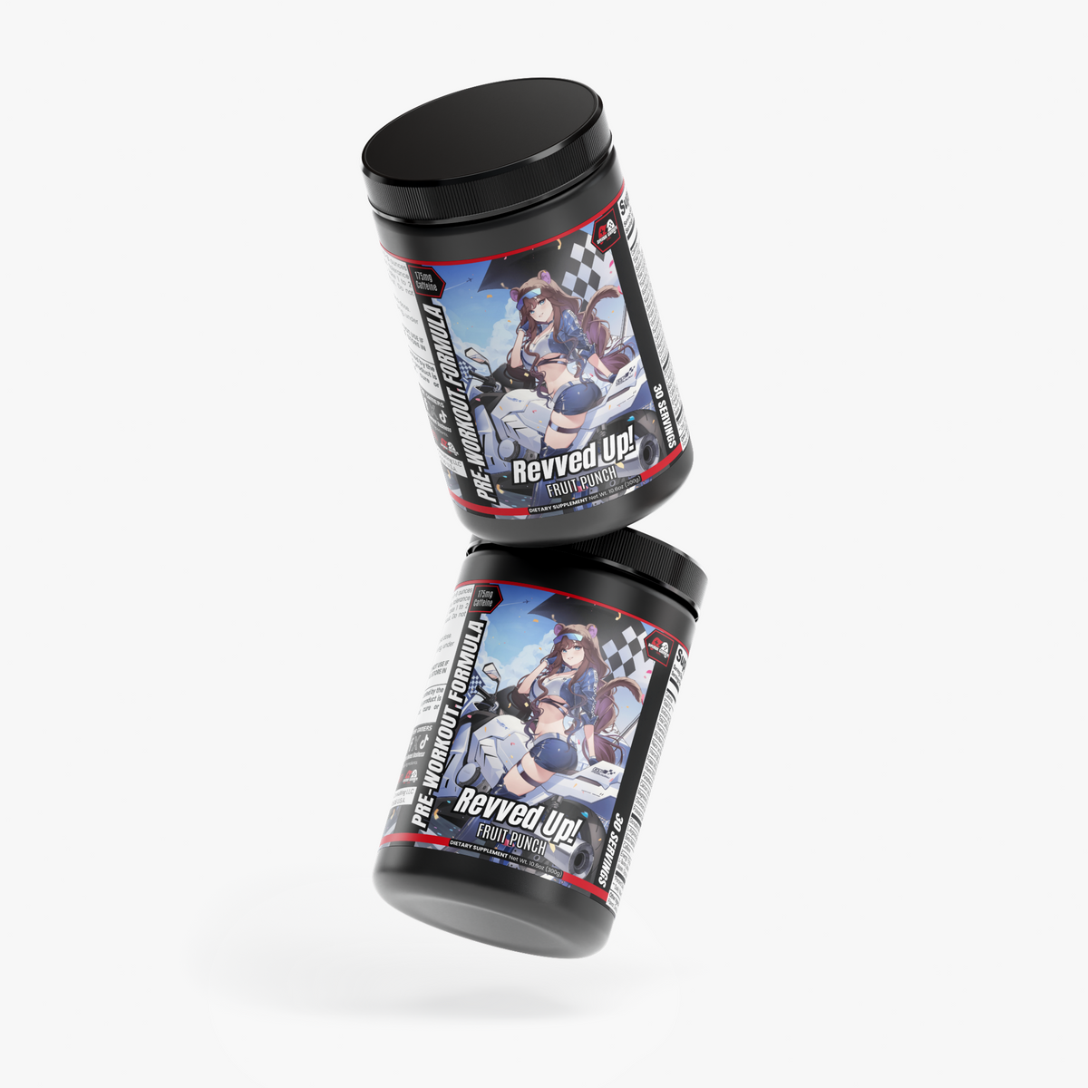 JJuniesmoothie - Revved Up! Pre-Workout Powder (Fruit Punch)