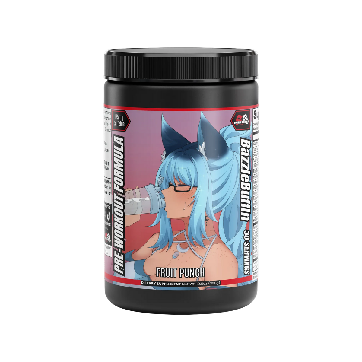Bazzadora - BazzleBuffin Pre-Workout Powder (Fruit Punch)