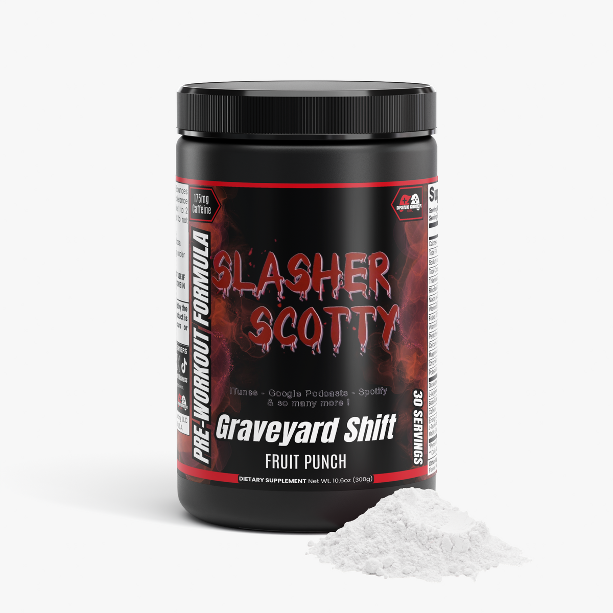 Slasher Scotty - Graveyard Shift Pre-Workout Powder (Fruit Punch)