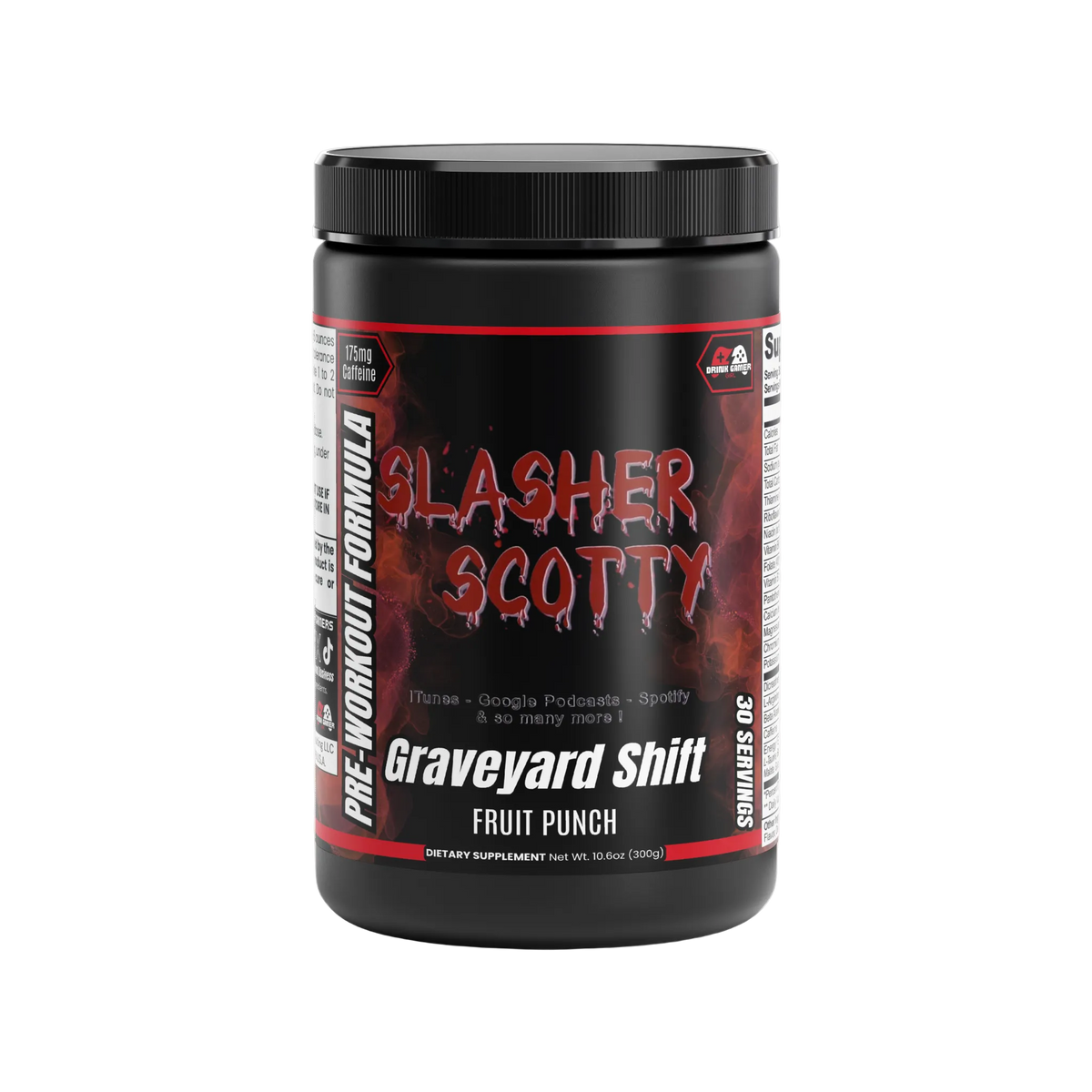 Slasher Scotty - Graveyard Shift Pre-Workout Powder (Fruit Punch)
