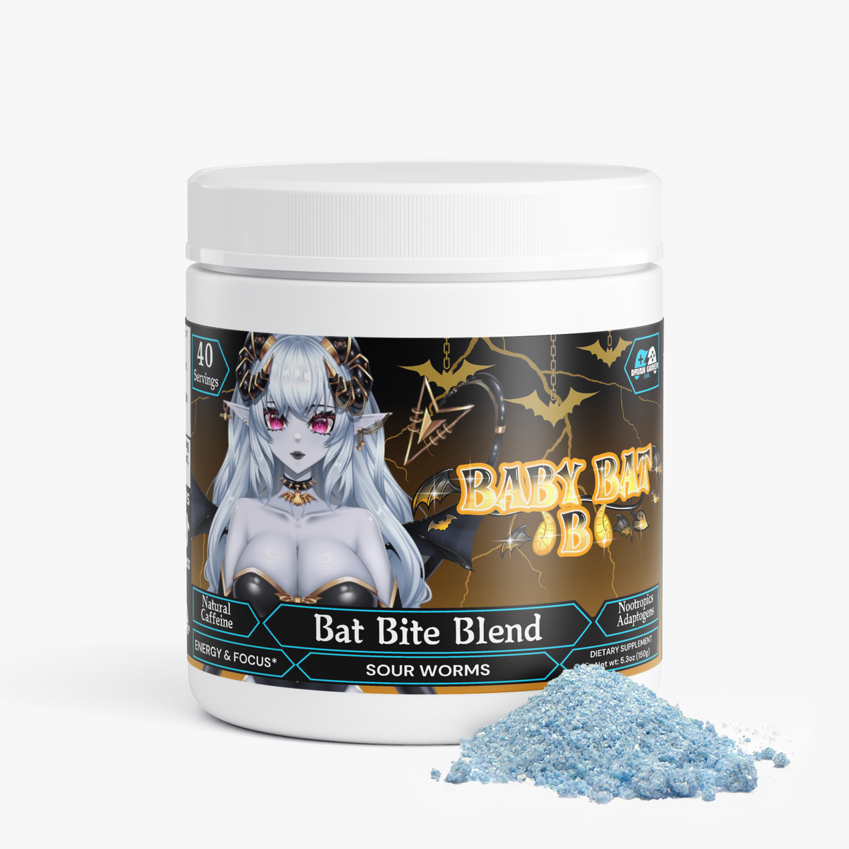 BabyBatB - Bat Bite Blend Focus Powder (Sour Worms)