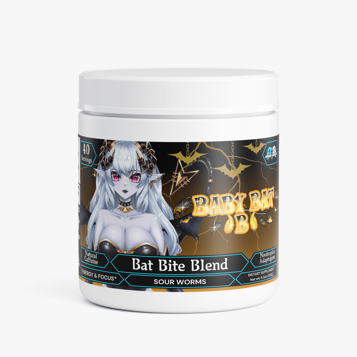 BabyBatB - Bat Bite Blend Focus Powder (Sour Worms)