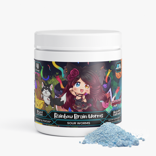 Thewolfgirlx - Rainbow Brain Worms Focus Powder (Sour Worms)