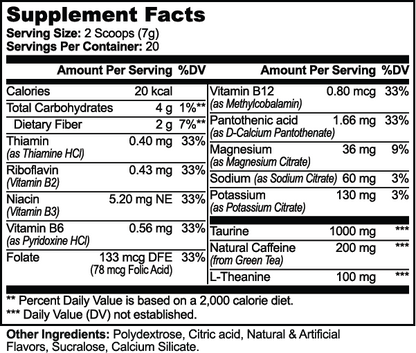 AilaLink - Infernal Splash Energy Powder (Lychee Energy)