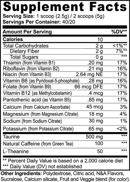 Cooldown Punch - Energy Powder (Fruit Punch) DGG