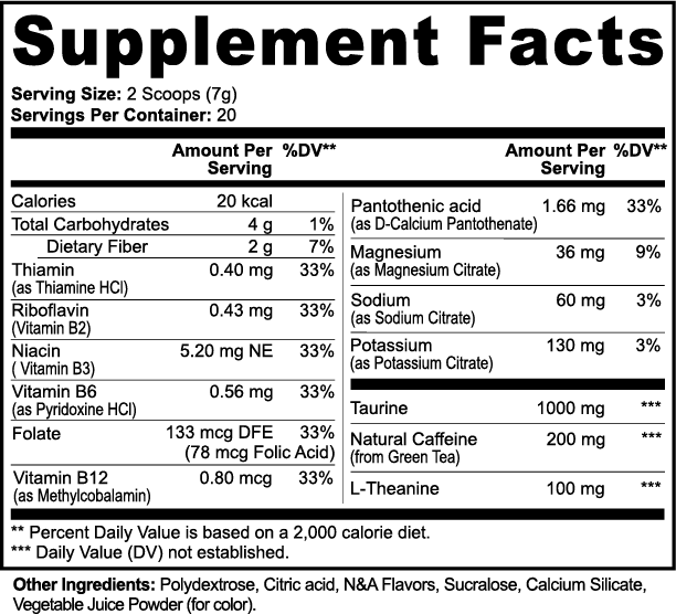 EsmieinSitu - Blood in the Water Energy Powder (Fruit Punch)