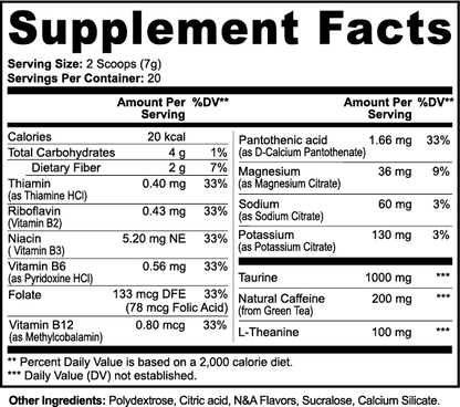 KLCarcosa - Grimoire Energy Powder (Lychee Energy)