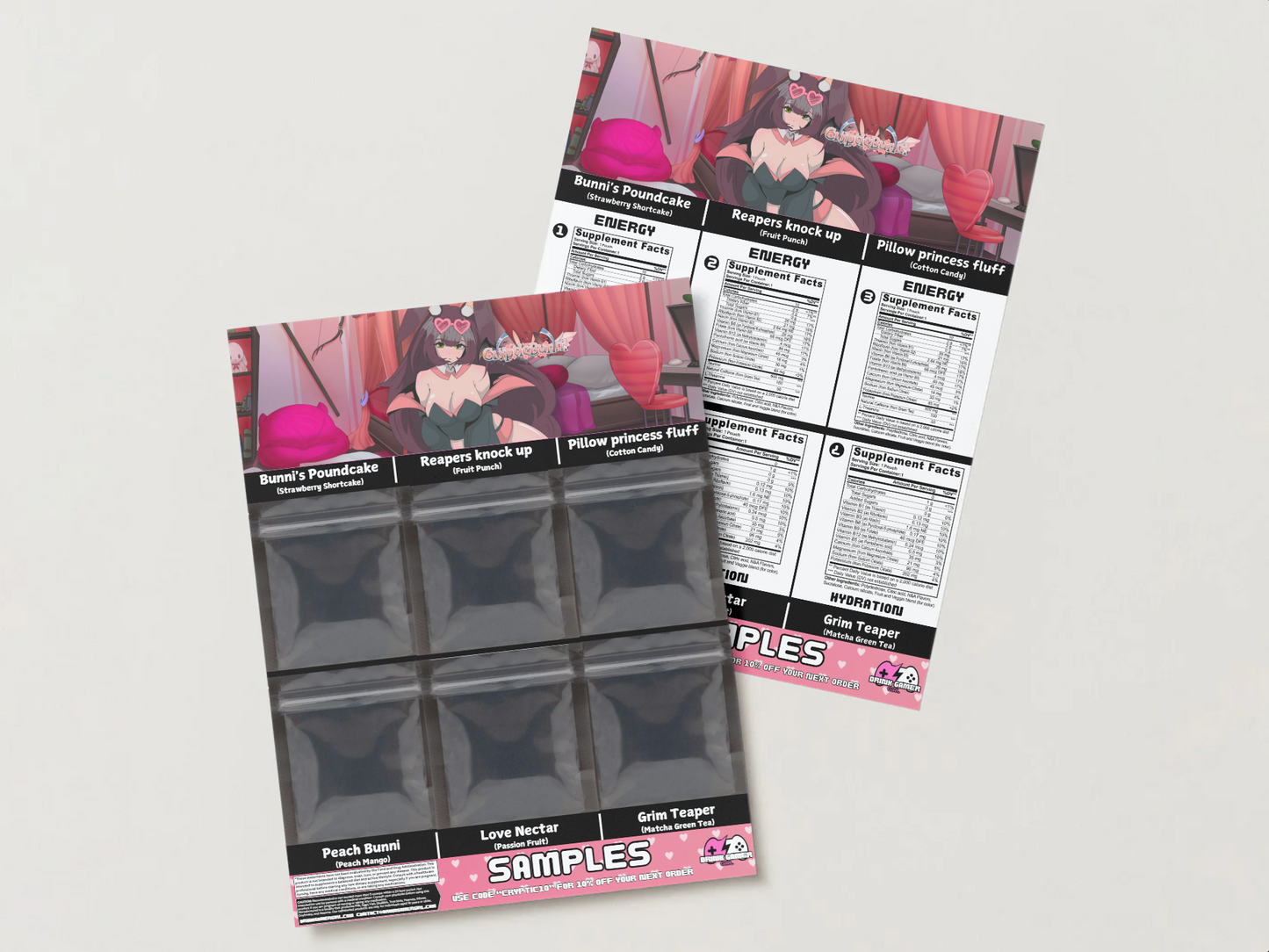CrypticBunni - Sample pack (6 Flavors)
